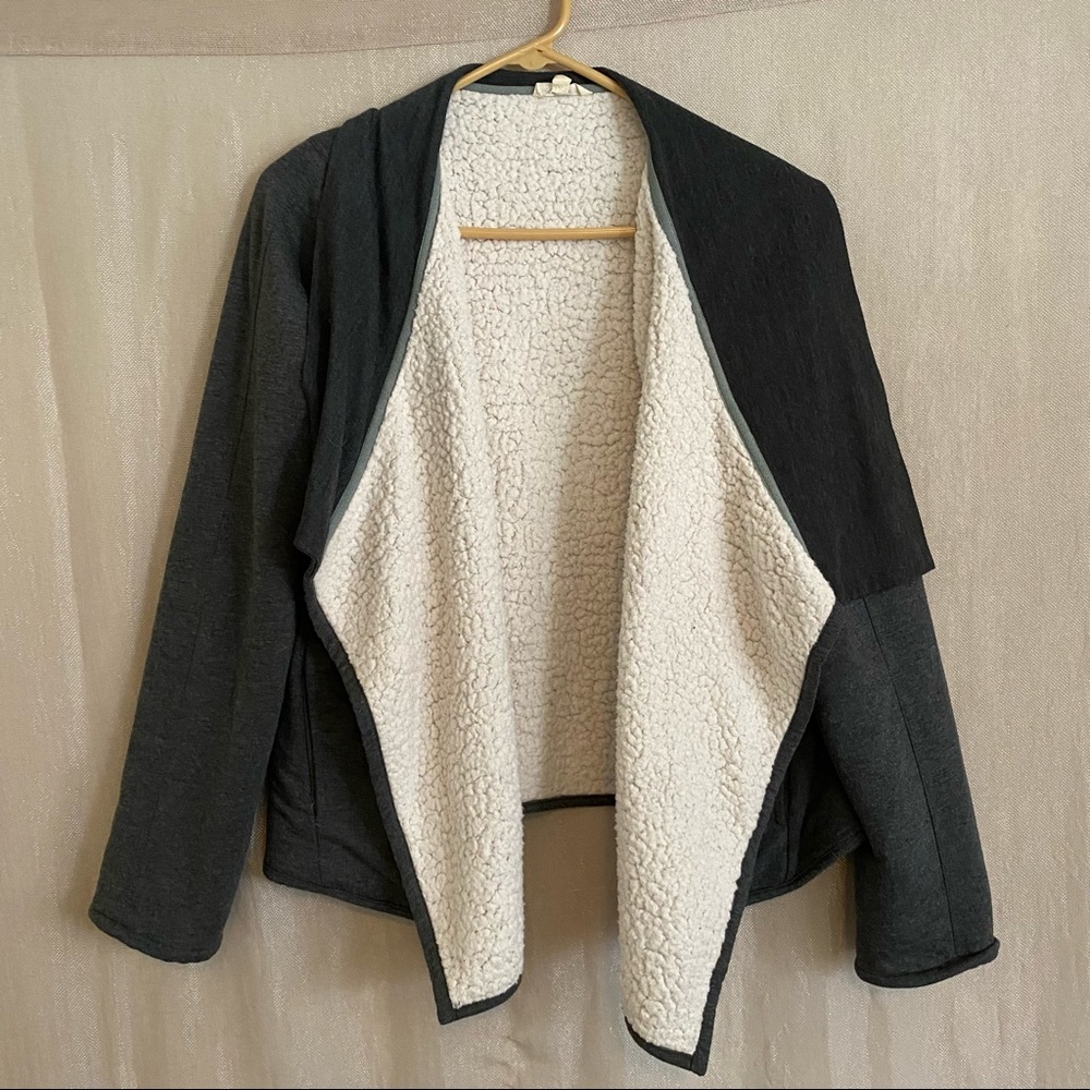 Hem and Thread Open Lined Jacket